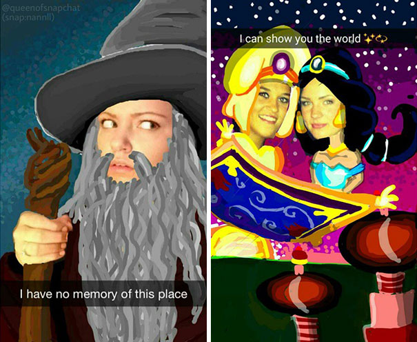The Queen Of Snapchat Turns Herself Into Whoever She Wants
