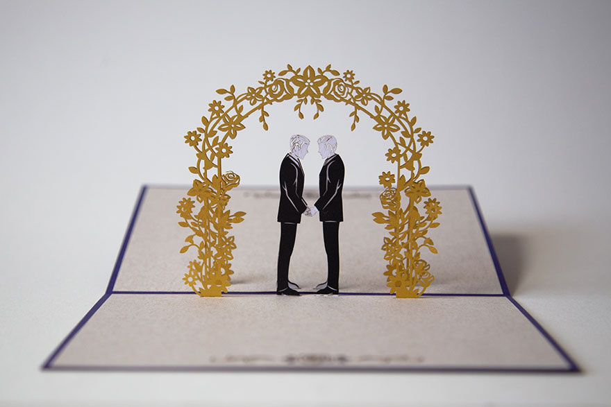 My Friends Design Crazily Detailed Cards That Pop Up With Surprises My Friends Design Crazily Detailed Cards That Pop Up With Surprises