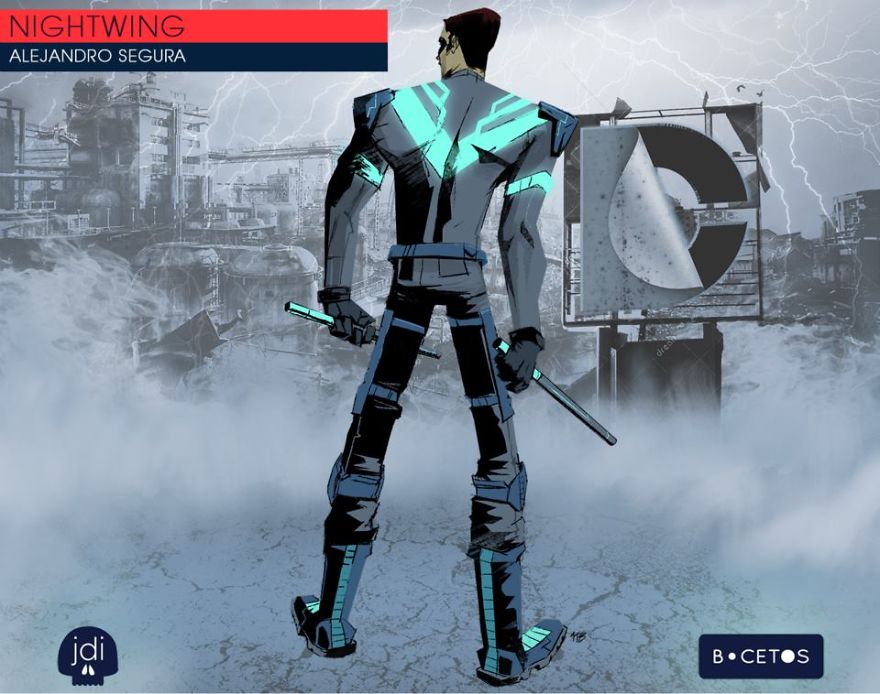 Marvel Vs Dc Comics - Battle Between Illustrators By Bocetos