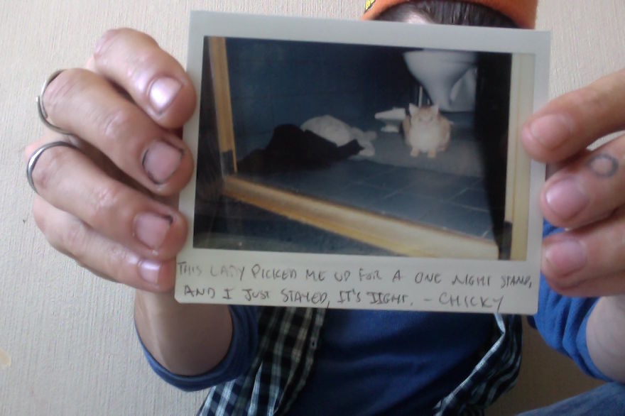 Cheeeeeky, "this Lady Picked Me Up For A One Night Stand And I Just Stayed, Its Iight"