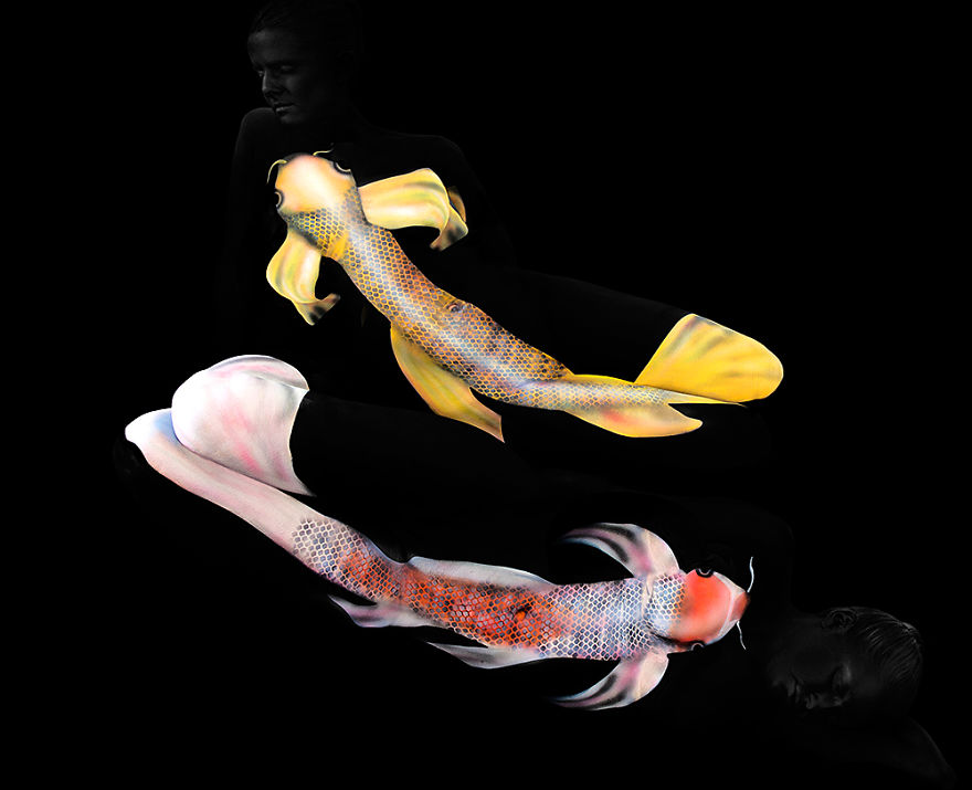 12 Astrological Symbols That I Painted On Human Bodies