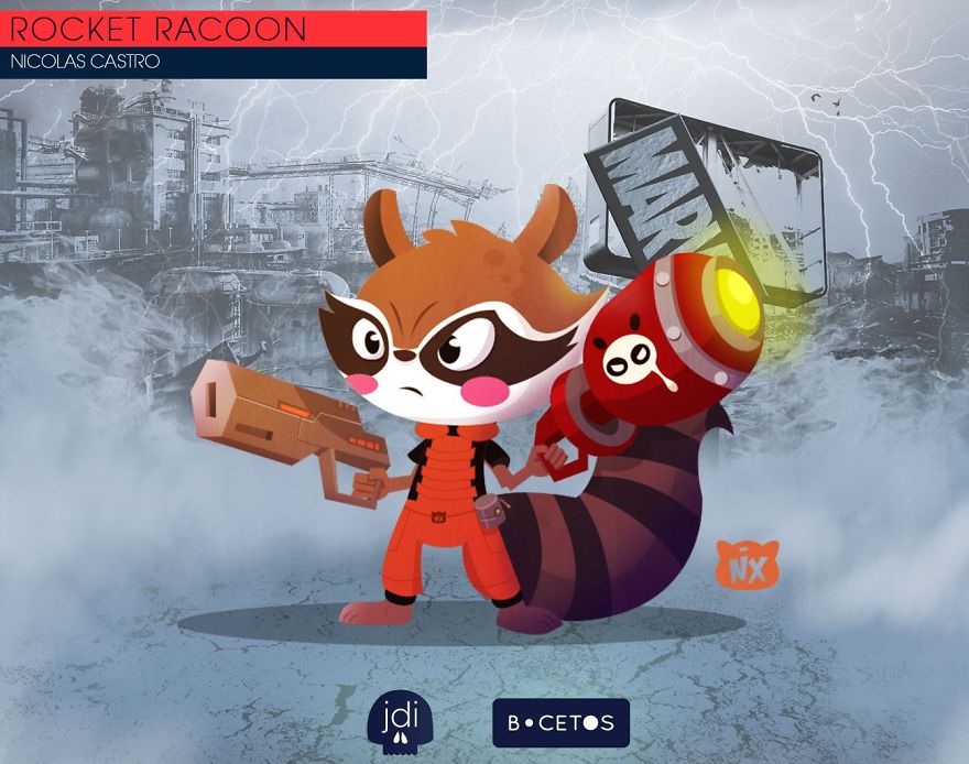 Marvel Vs Dc Comics - Battle Between Illustrators By Bocetos