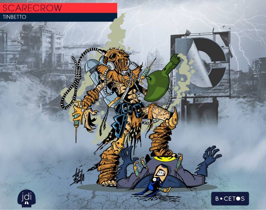 Marvel Vs Dc Comics - Battle Between Illustrators By Bocetos