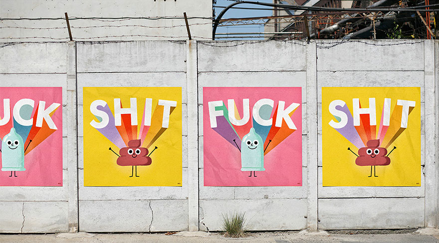 Shit & F*ck: I Turned The 2 Most Popular Swear Words Into Art Shit & F*ck: I Turned The 2 Most Popular Swear Words Into Art