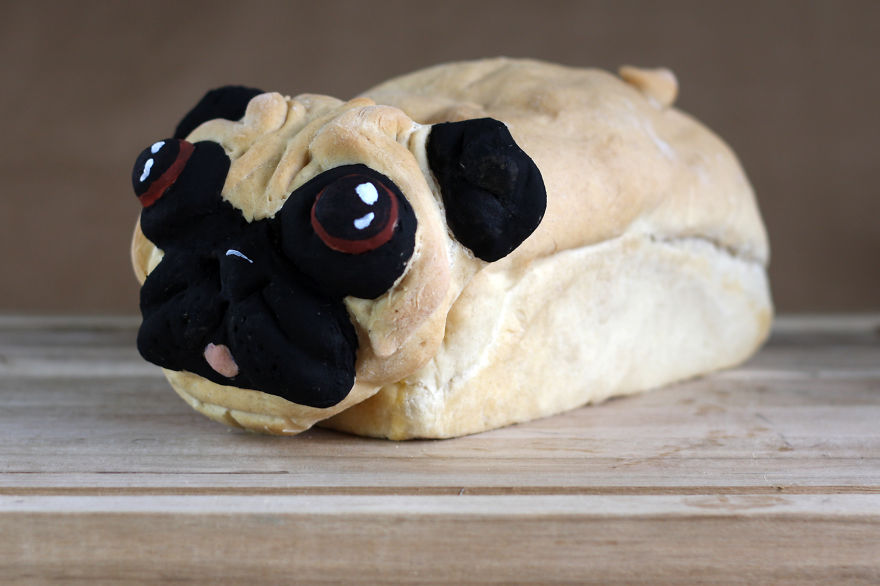 Someone Challenged Me To Make A Pugloaf. Challenge Accepted Someone Challenged Me To Make A Pugloaf. Challenge Accepted