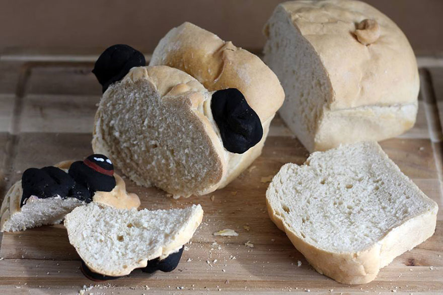 Someone Challenged Me To Make A Pugloaf. Challenge Accepted Someone Challenged Me To Make A Pugloaf. Challenge Accepted