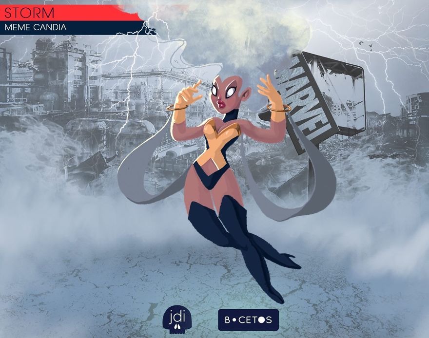 Marvel Vs Dc Comics - Battle Between Illustrators By Bocetos