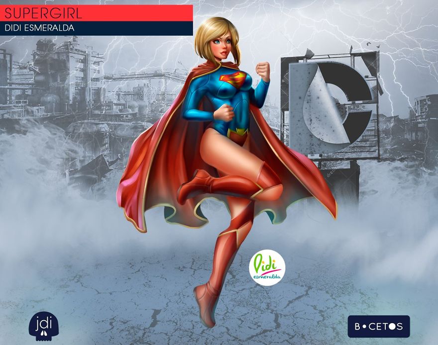 Marvel Vs Dc Comics - Battle Between Illustrators By Bocetos