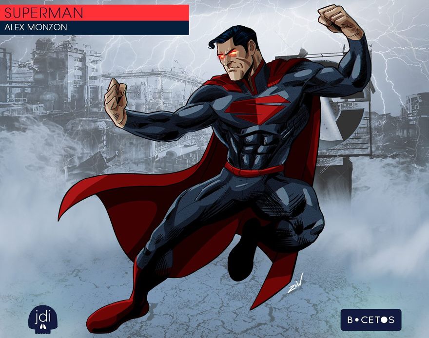 Marvel Vs Dc Comics - Battle Between Illustrators By Bocetos