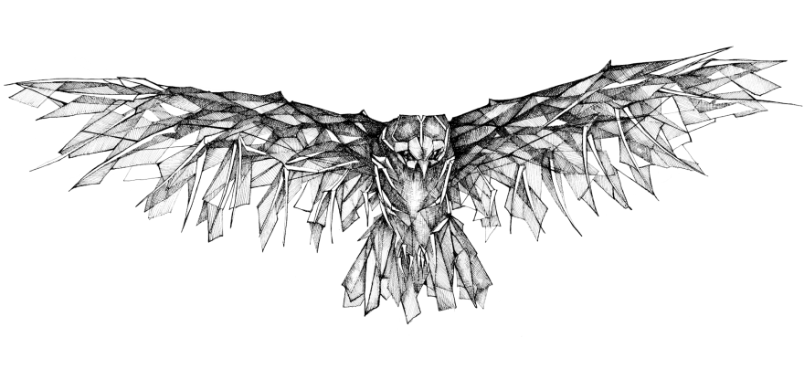My Mechanical Birds Drawn With Ink