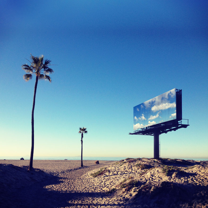 I Put Cloud Prints On Buildings To Brighten City Streets