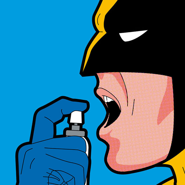 Artist Illustrates The Lives Of Super Heroes