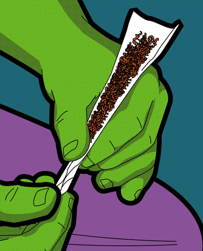 Artist Illustrates The Lives Of Super Heroes