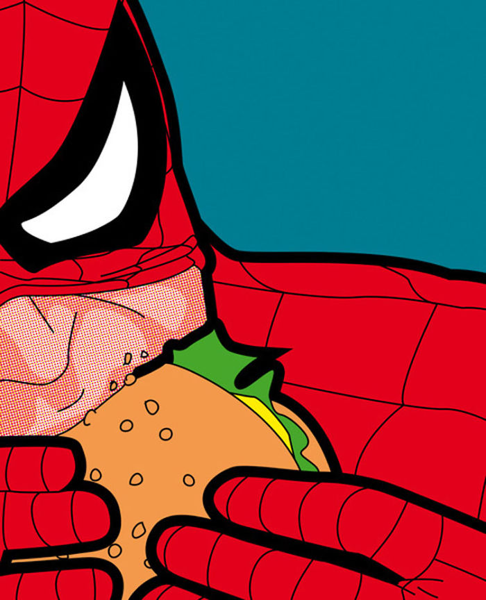 Artist Illustrates The Lives Of Super Heroes
