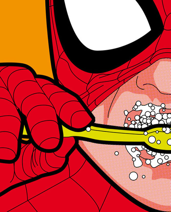 Artist Illustrates The Lives Of Super Heroes