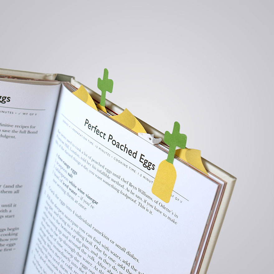 Tiny Paper Bookmarks Let You Grow Charming Miniature Worlds In Your Books