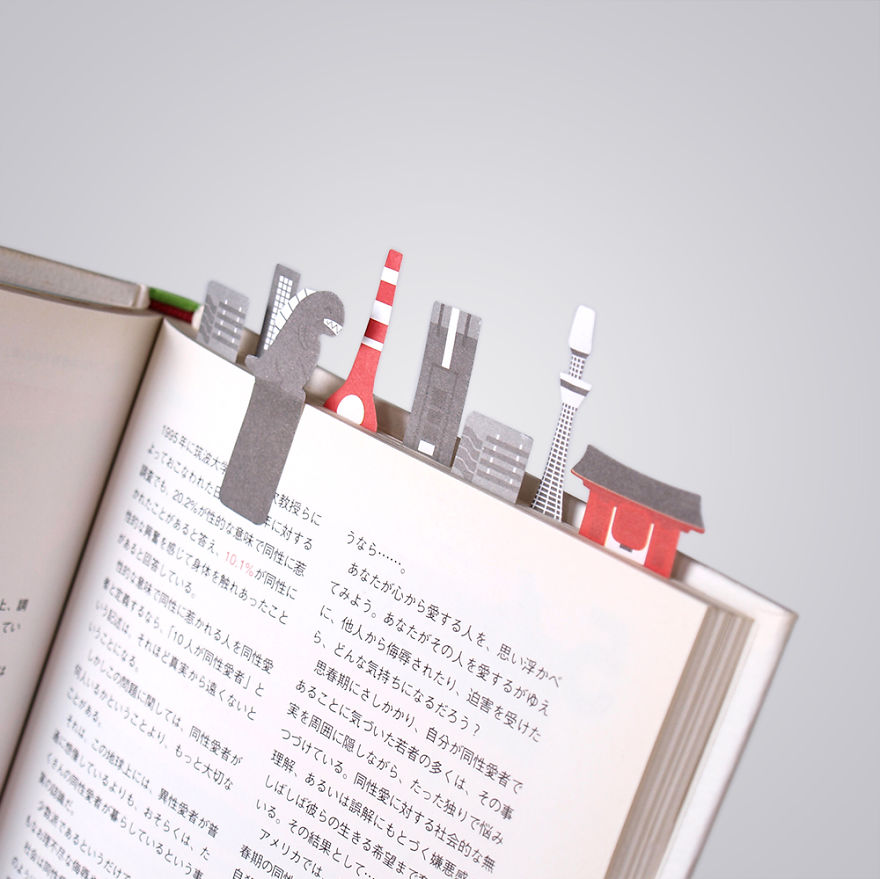 Tiny Paper Bookmarks Let You Grow Charming Miniature Worlds In Your Books