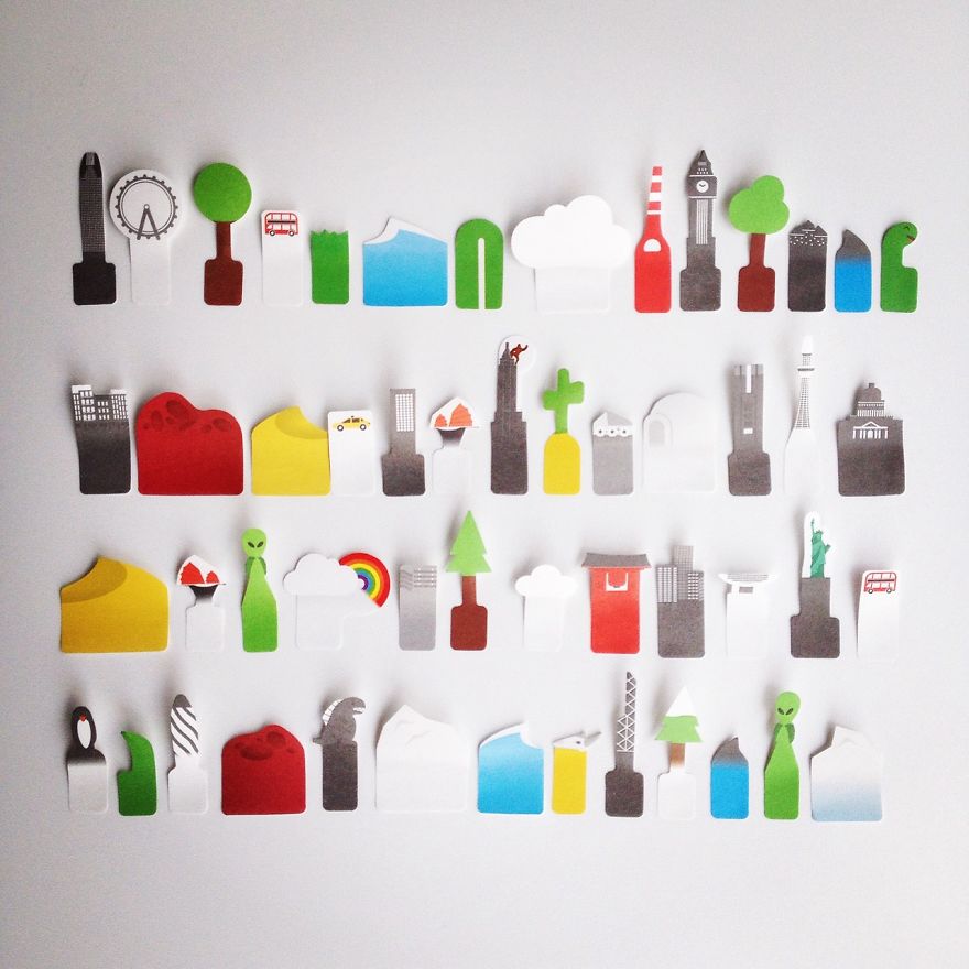 Tiny Paper Bookmarks Let You Grow Charming Miniature Worlds In Your Books