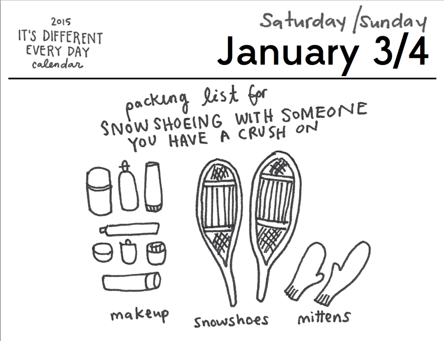 Two Portland Artists Made A Daily Calendar That Changes Every Day Two Portland Artists Made A Daily Calendar That Changes Every Day