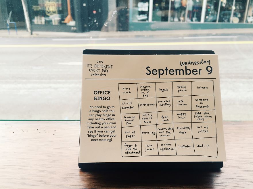 Two Portland Artists Made A Daily Calendar That Changes Every Day Two Portland Artists Made A Daily Calendar That Changes Every Day