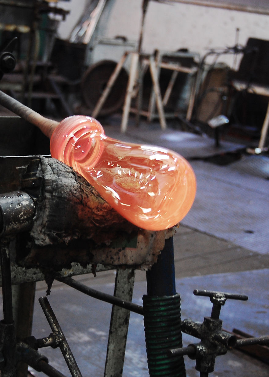 Glass Made Out Of Wood: A Bottle Created In A Tree Trunk Glass Made Out Of Wood: A Bottle Created In A Tree Trunk