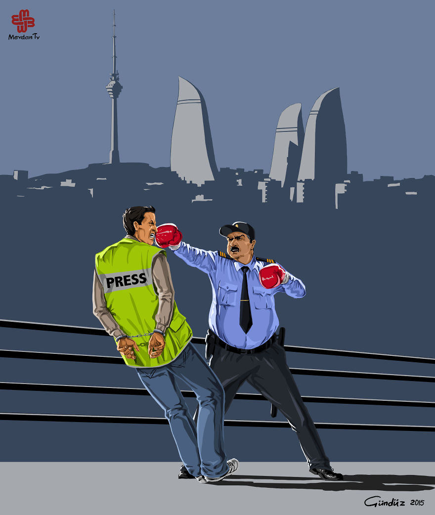 Satirical Illustrations Of Police Officers Around The World Satirical Illustrations Of Police Officers Around The World