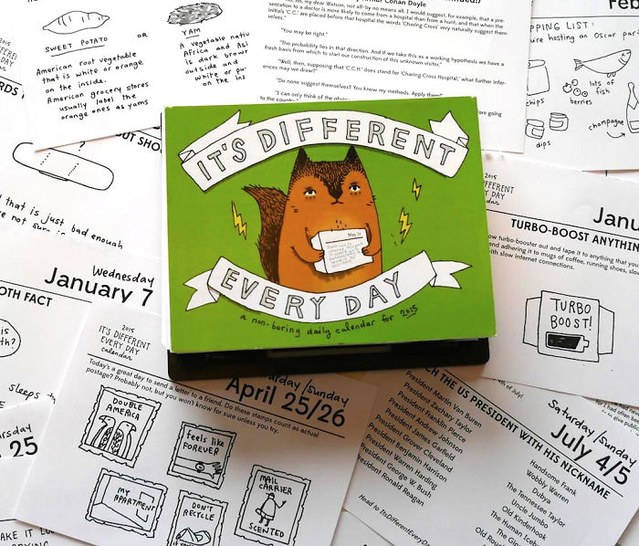 Two Portland Artists Made A Daily Calendar That Changes Every Day