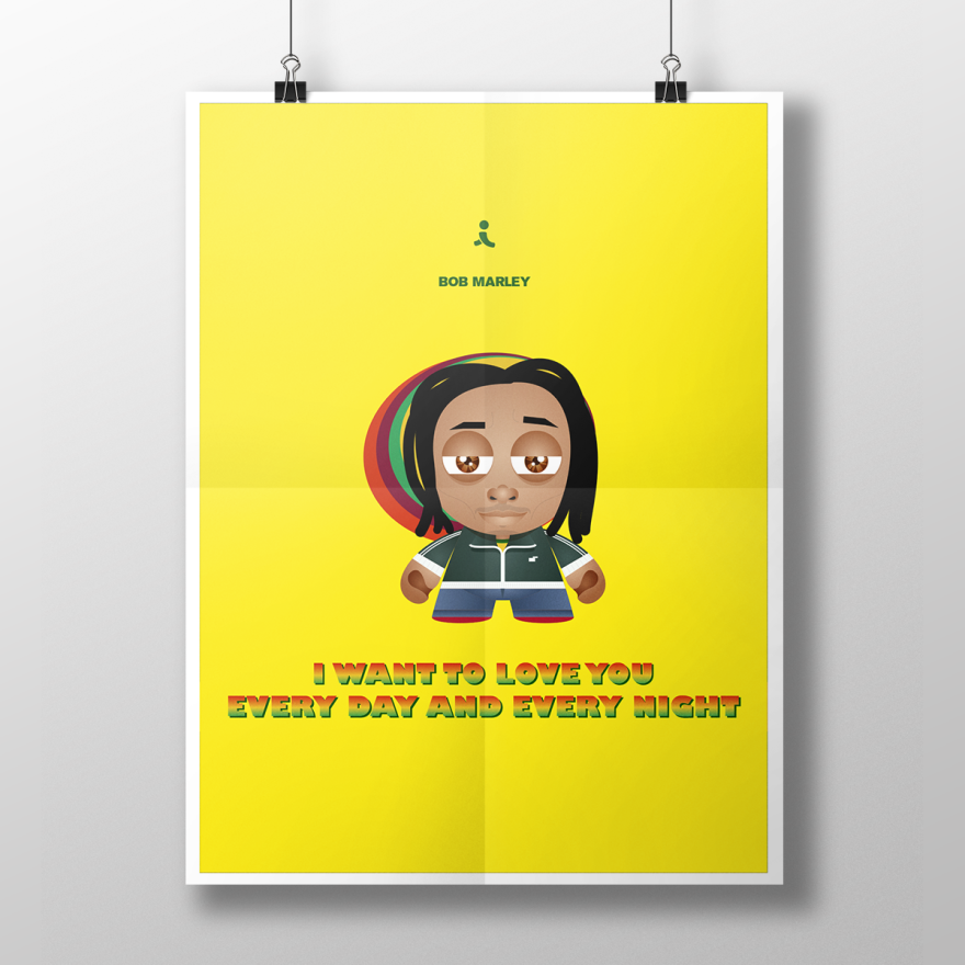 Iconic Characters And Their Quotes Illustrated In Minimalist Posters