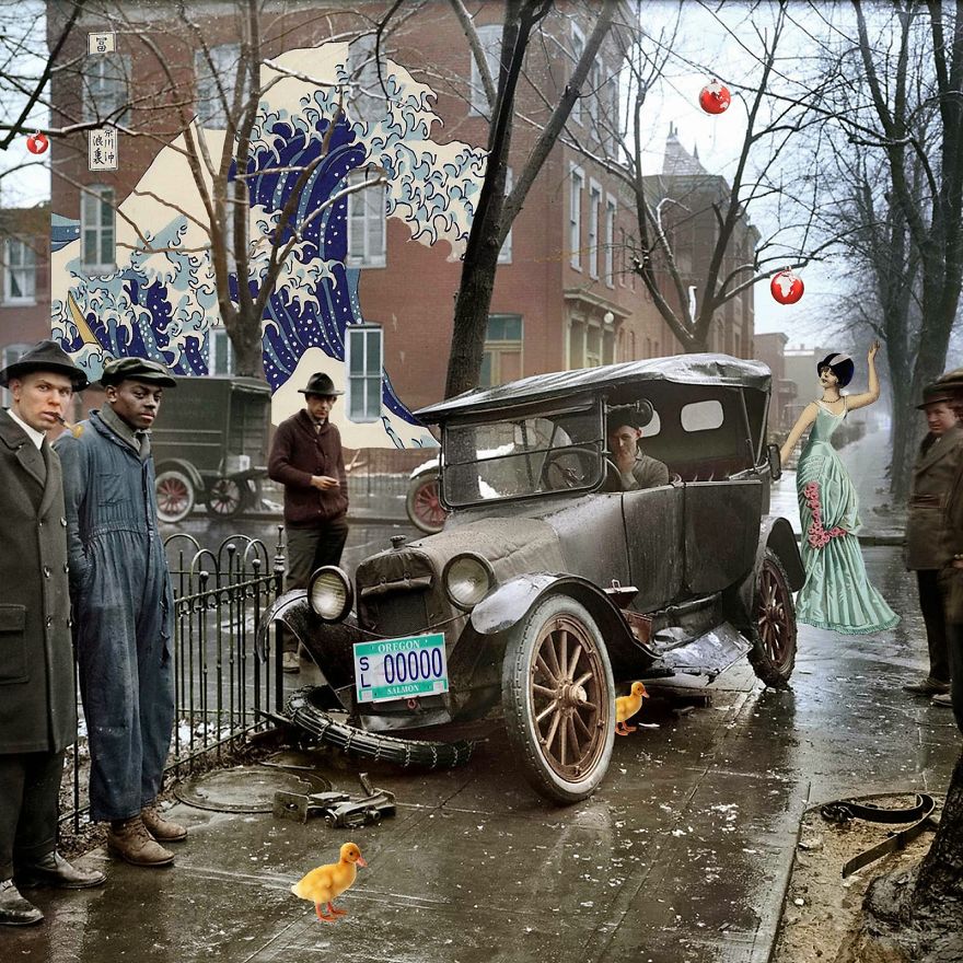 Elenore's Adventures In A World Of Collages