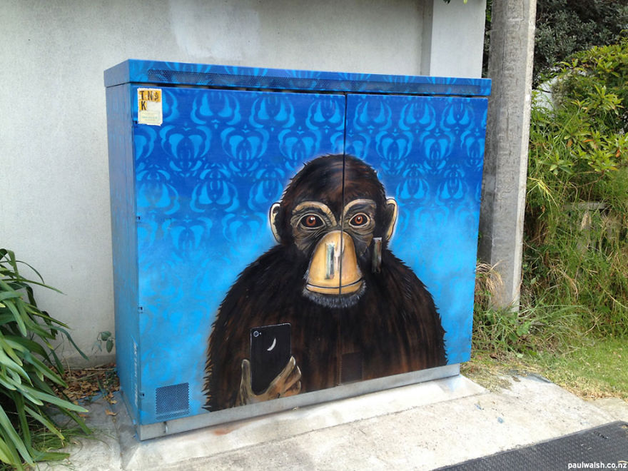 I Have Been Given Permission To Paint Utility Boxes In My City I Have Been Given Permission To Paint Utility Boxes In My City
