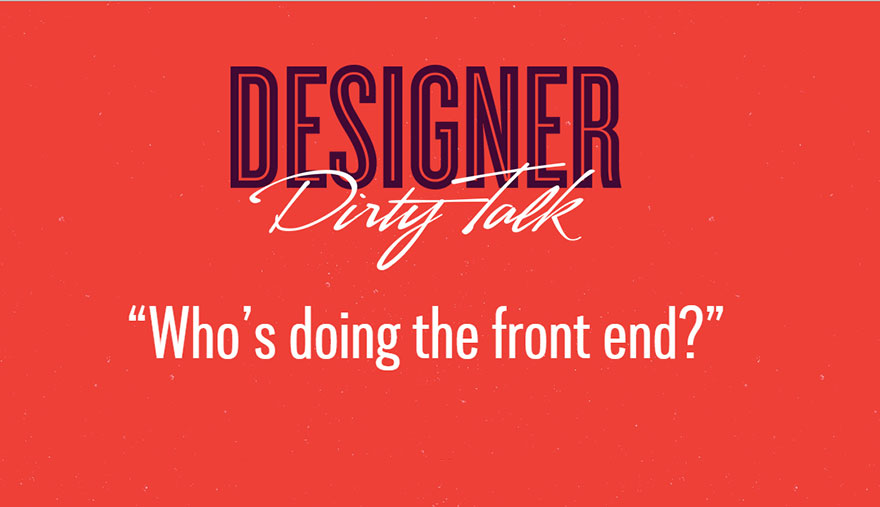Designer Dirty Talk