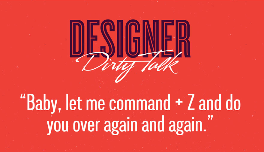 Designer Dirty Talk