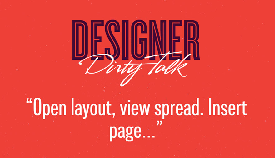 Designer Dirty Talk