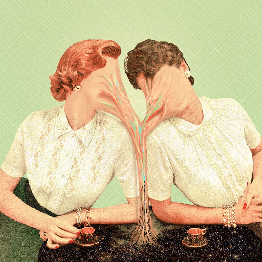 Traditional Art Goes Digital In These Surreal Collages