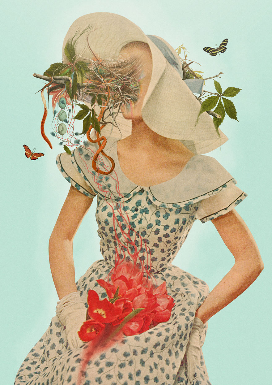 Traditional Art Goes Digital In These Surreal Collages