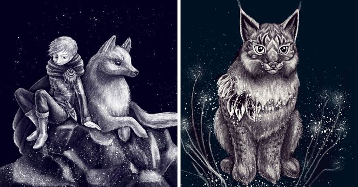 Artist Creates Magical Woodland Creature Illustrations