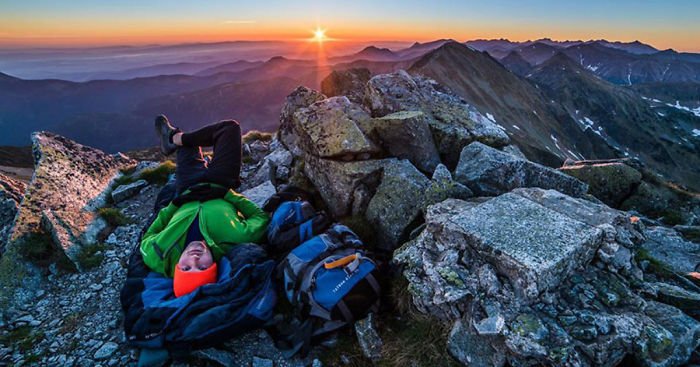 I Have Issues Sleeping At Home, So I Pack My Sleeping Bag And Go To The Mountains