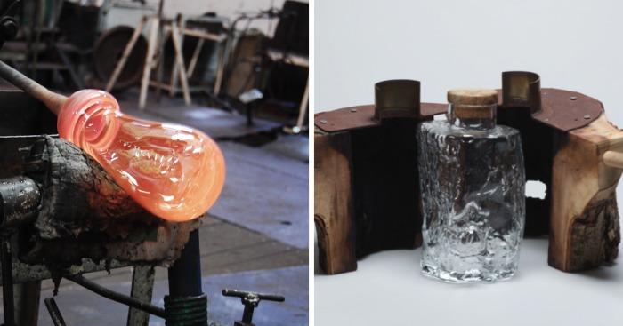 Glass Made Out Of Wood: A Bottle Created In A Tree Trunk