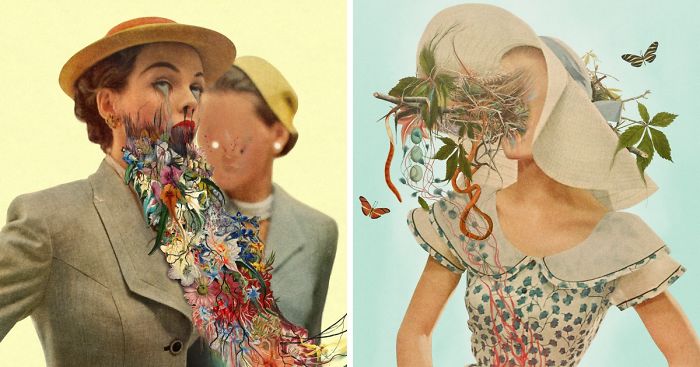 Traditional Art Goes Digital In These Surreal Collages