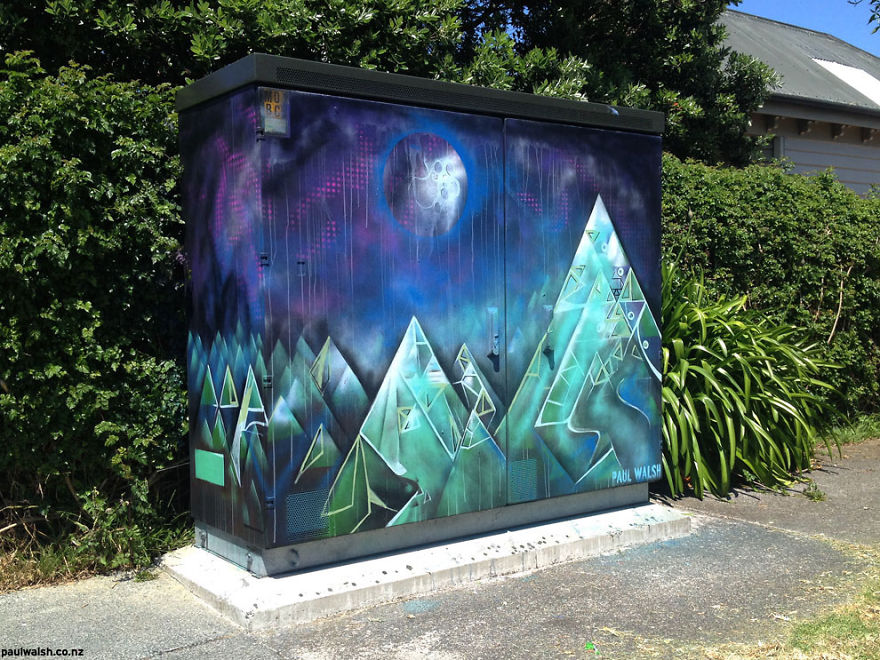 I Have Been Given Permission To Paint Utility Boxes In My City I Have Been Given Permission To Paint Utility Boxes In My City
