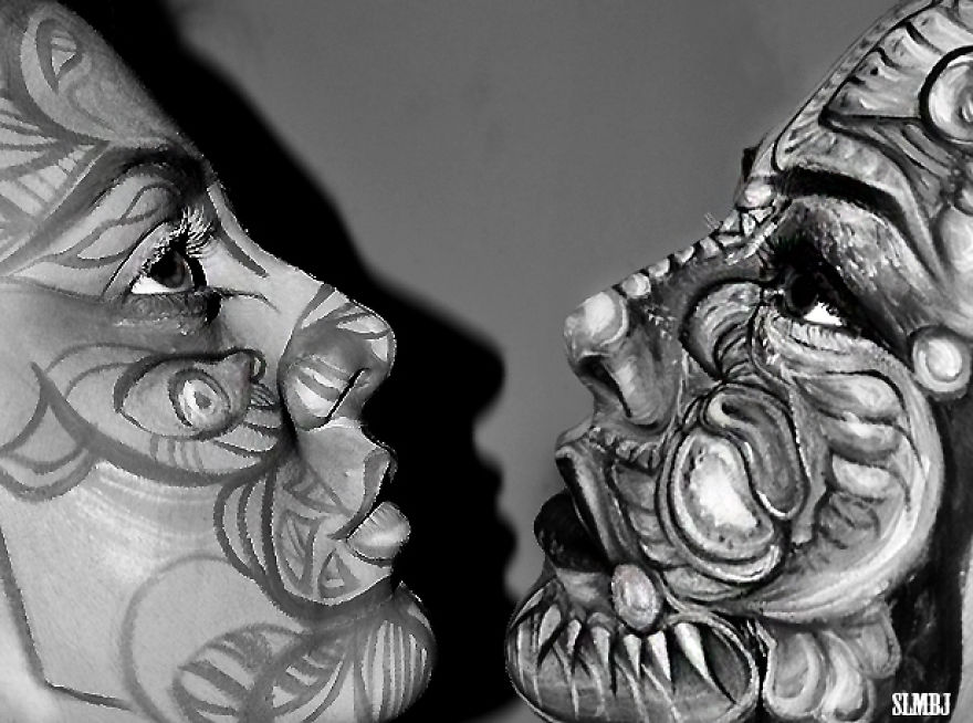 My Face Paintings Are Inspired By The Horrible (part 2)