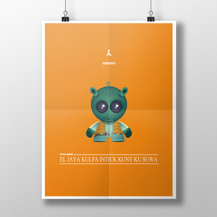 Iconic Characters And Their Quotes Illustrated In Minimalist Posters