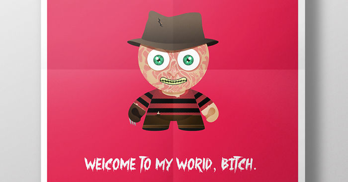 Iconic Characters And Their Quotes Illustrated In Minimalist Posters