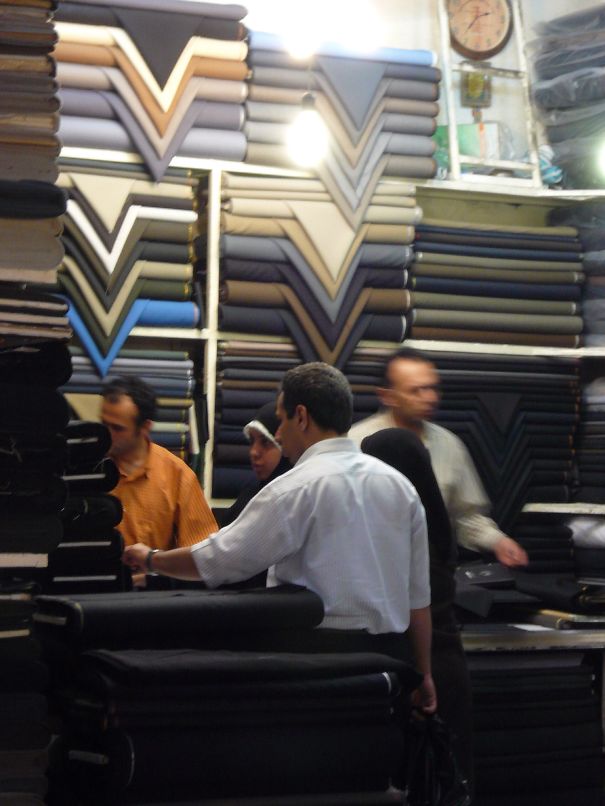 Textile Shop On The Old Bazar In Tehran