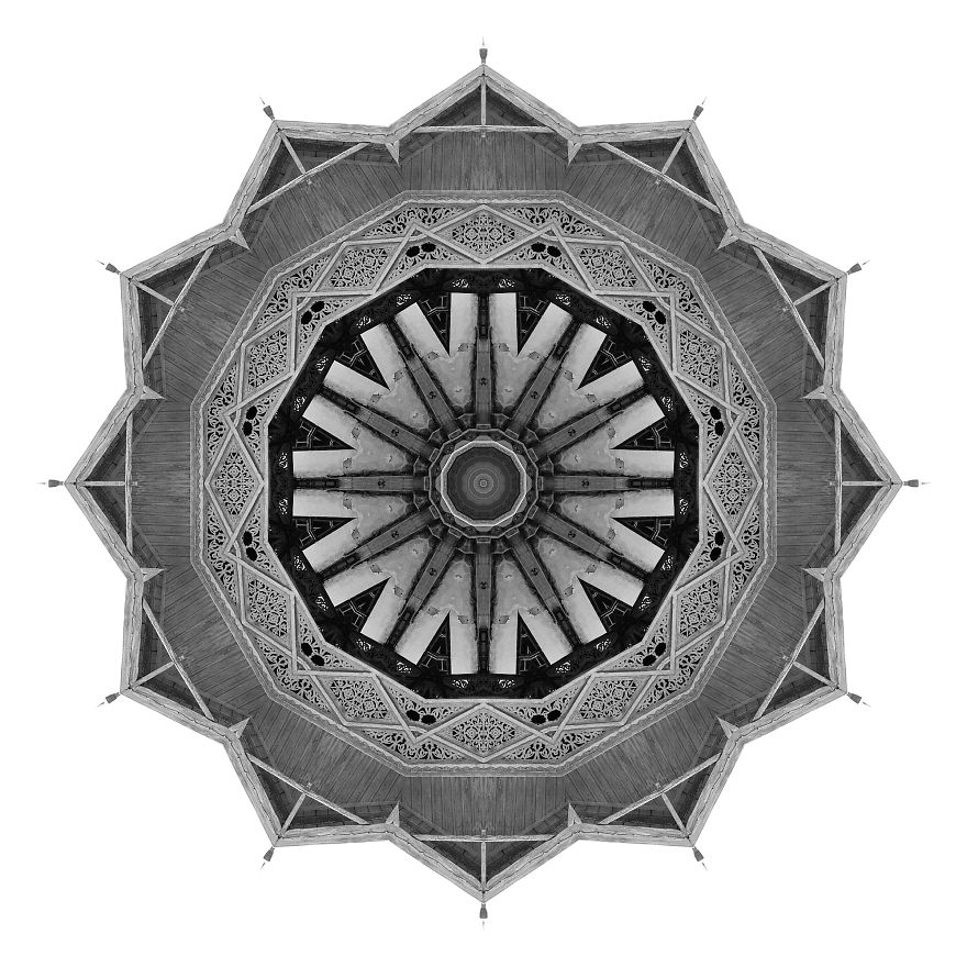 My Photos Of Buildings Turned Into Mesmerizing Kaleidoscopic Images