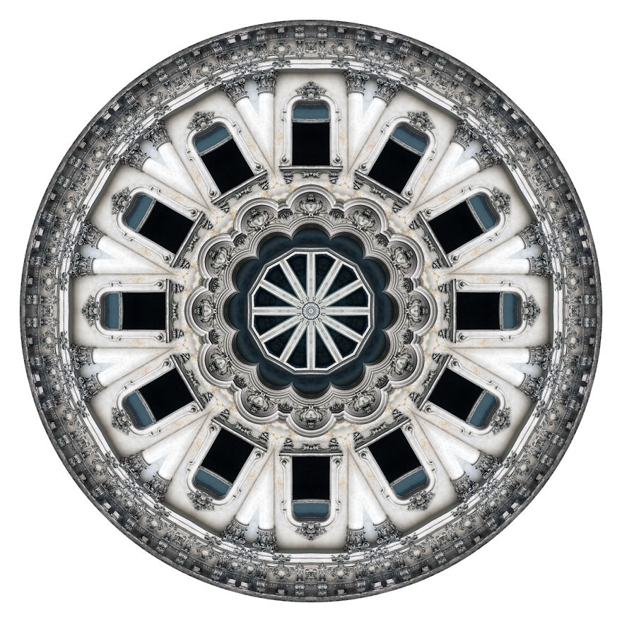 My Photos Of Buildings Turned Into Mesmerizing Kaleidoscopic Images