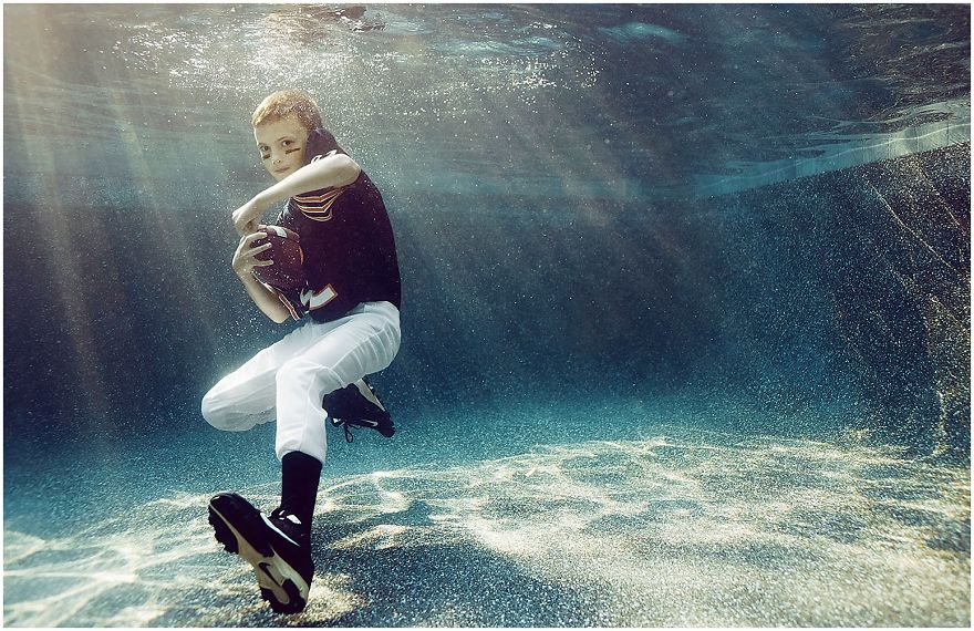 I Photograph Kids Playing Their Favorite Sports Underwater I Photograph Kids Playing Their Favorite Sports Underwater