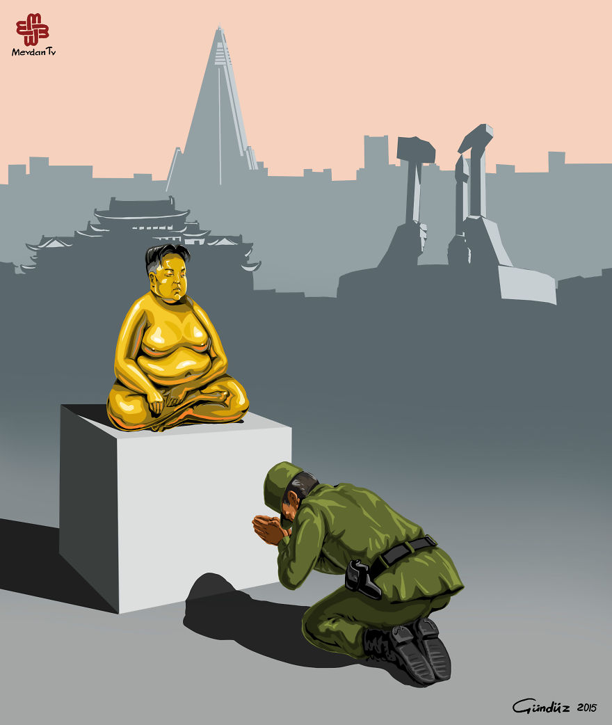 Satirical Illustrations Of Police Officers Around The World Satirical Illustrations Of Police Officers Around The World