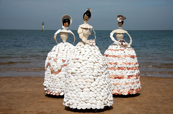 I Made Twelve Life-Sized Ladies From Real Shells