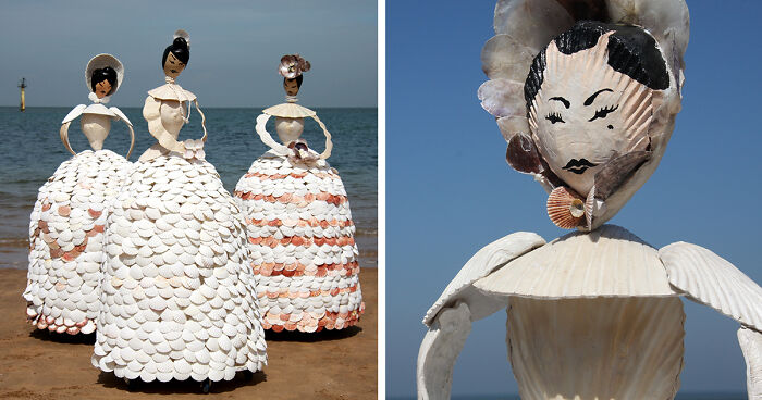 I Made Twelve Life-Sized Ladies From Real Shells